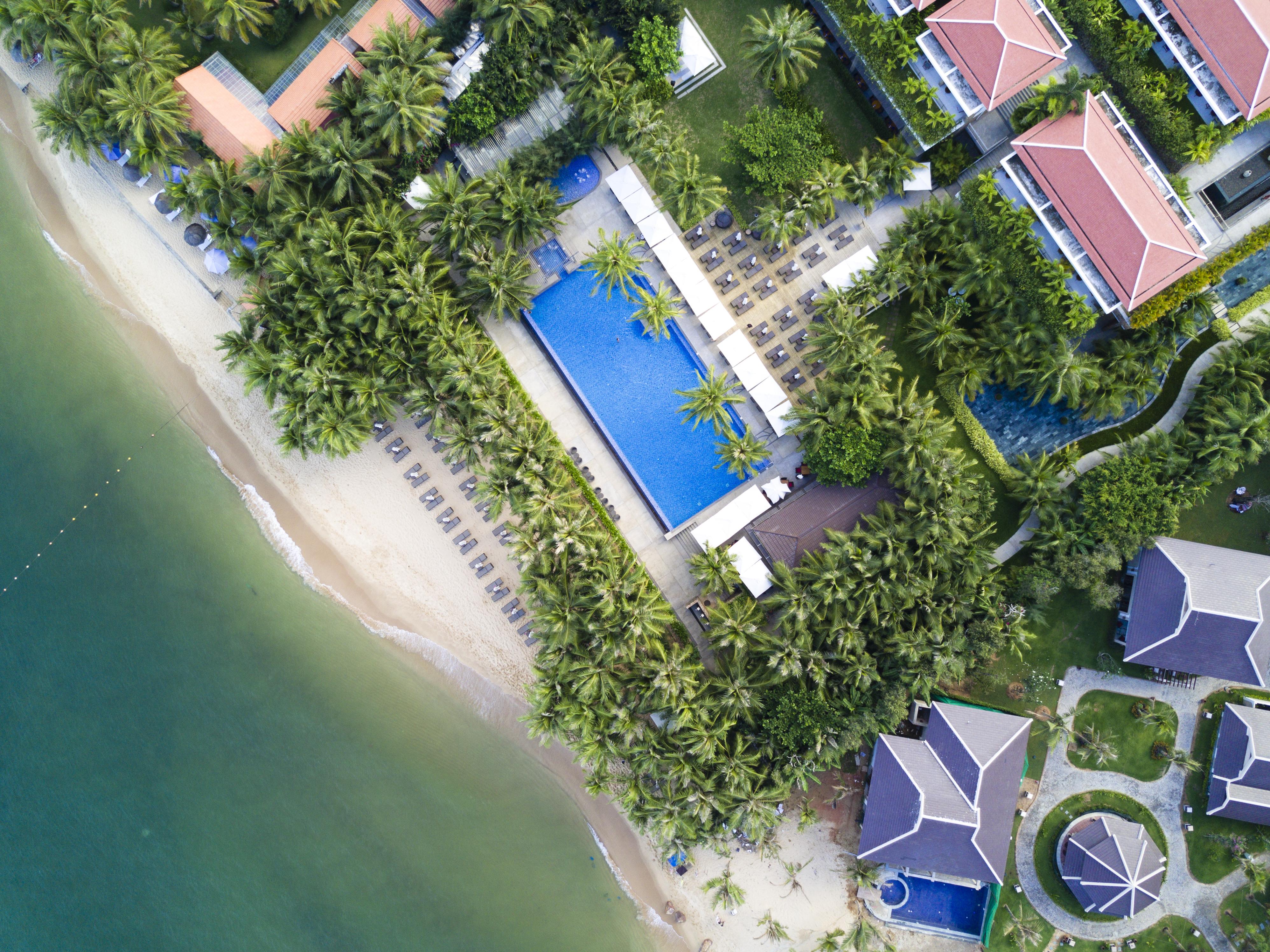 Salinda Resort Phu Quoc - Sparkling Wine Breakfast Eksteriør billede Aerial view of the resort